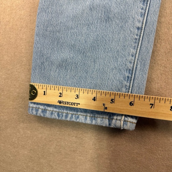 VTG Levi's 501 Jeans Womens Size 25 Blue Mid Rise Big E Straight Leg Regular Fit - Picture 10 of 11